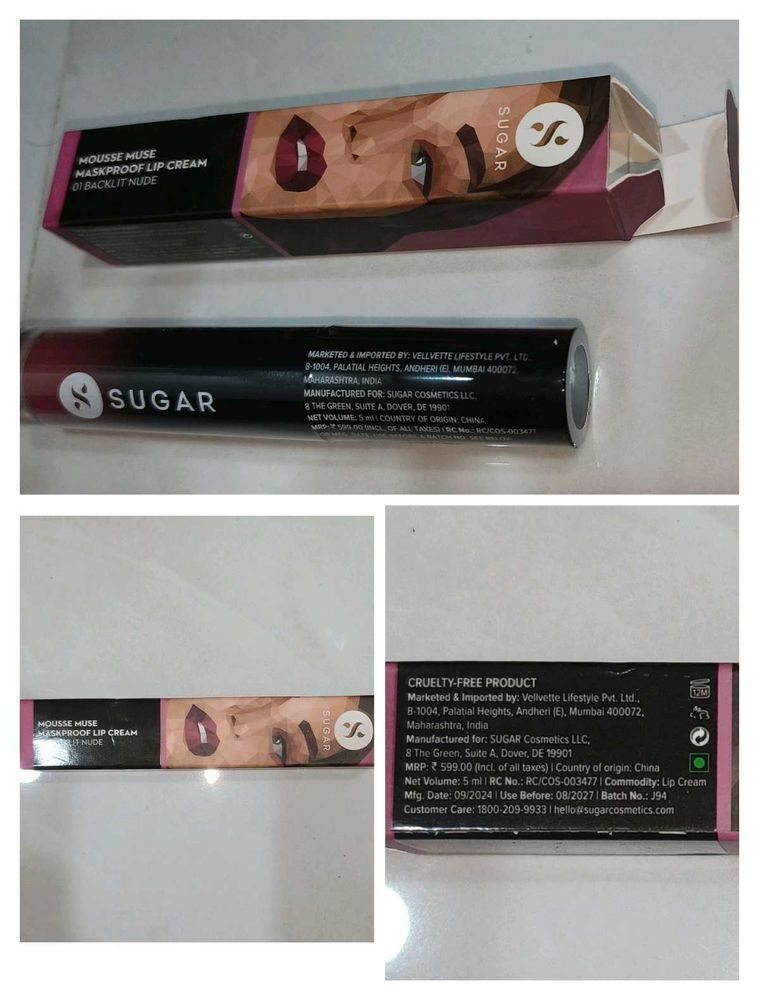 400/- SUGAR Mousse Muse Lip Cream