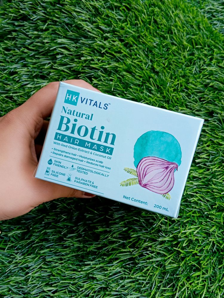 HK VITALS Biotin Hair Mask 🧅