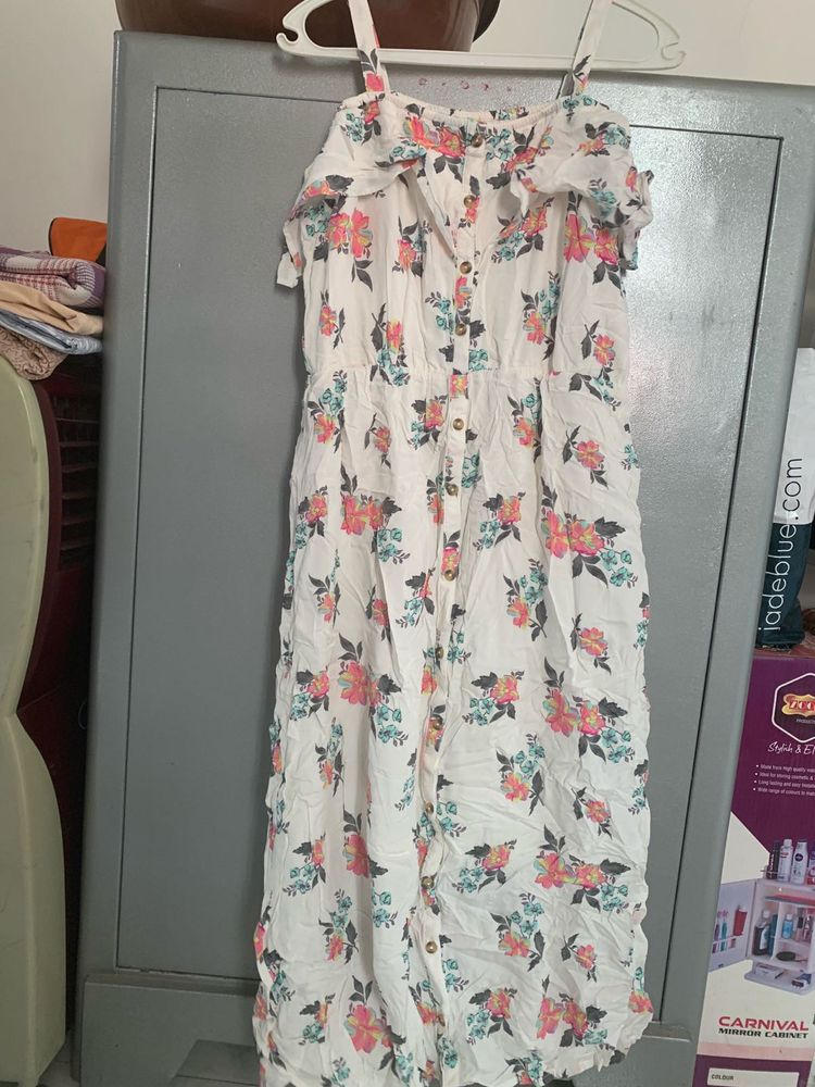 Floral Print Maxi Dress