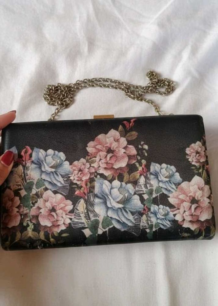 Rohit Bal's designer Floral Print Clutch