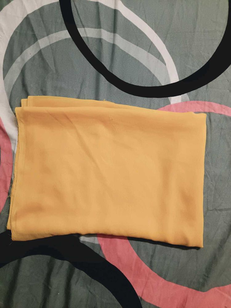 Yellow Plain Duppata