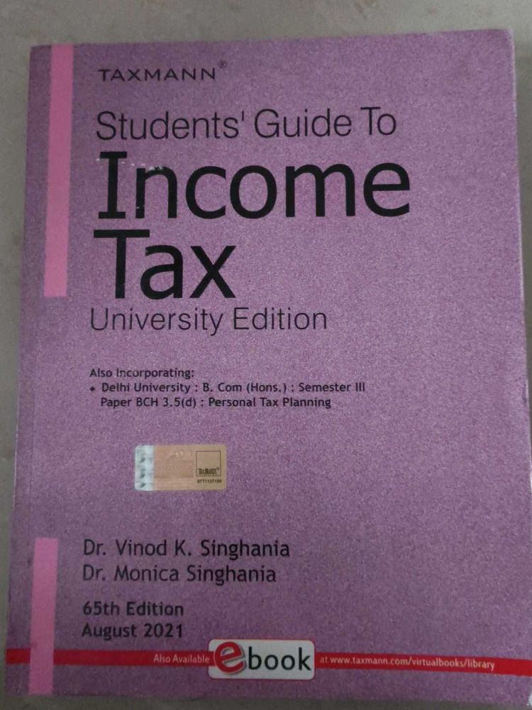 Students' Guide To Income Tax