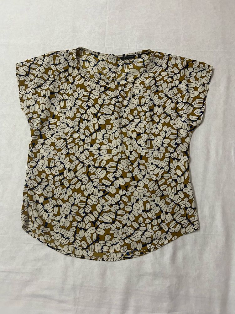 Van Heusen Brown floral Semi-Formal