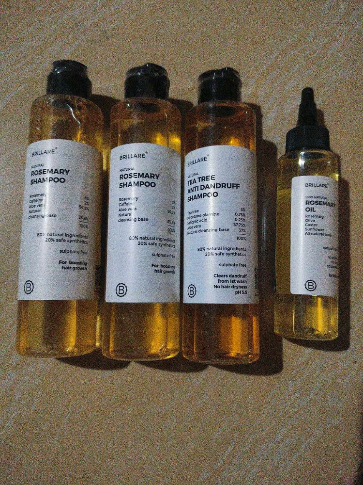 Brillare Rosemary Shampoo &amp; Oil Set