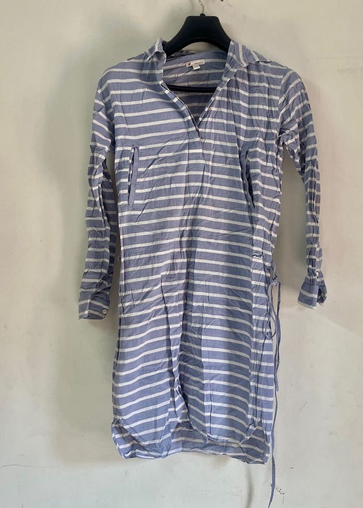 Stripes Shirt Dress