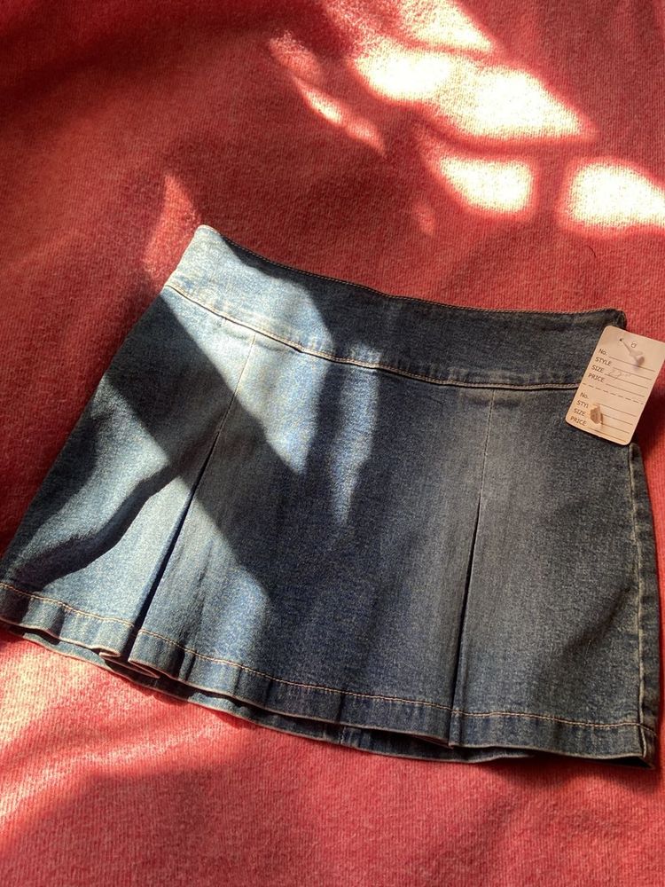 Y2K Mini Denim Skirt💎💒🧨