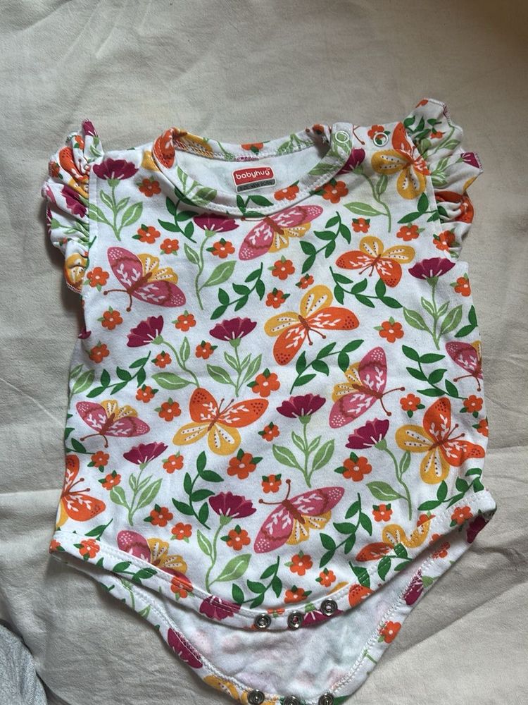 Baby Girls Butterfly Print Bodysuit