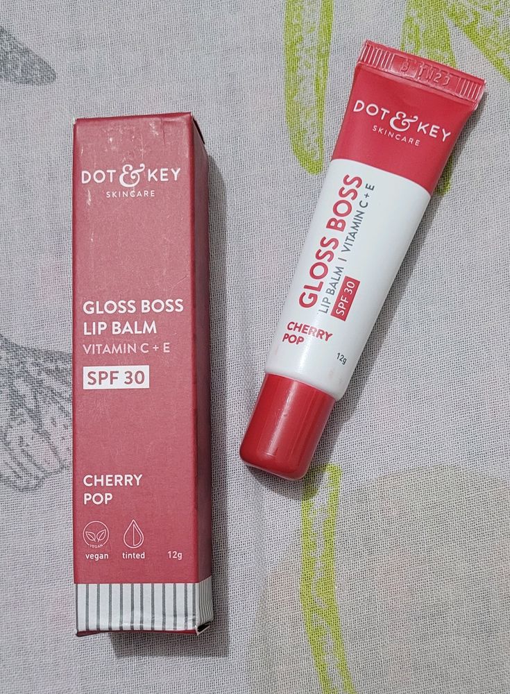 Dot &amp; Key Tinted Lip Balm Cherry Pop Flavour