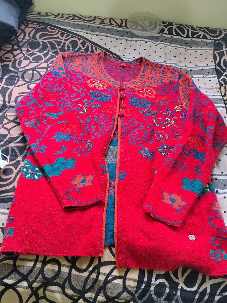 Floral Print Cardigan