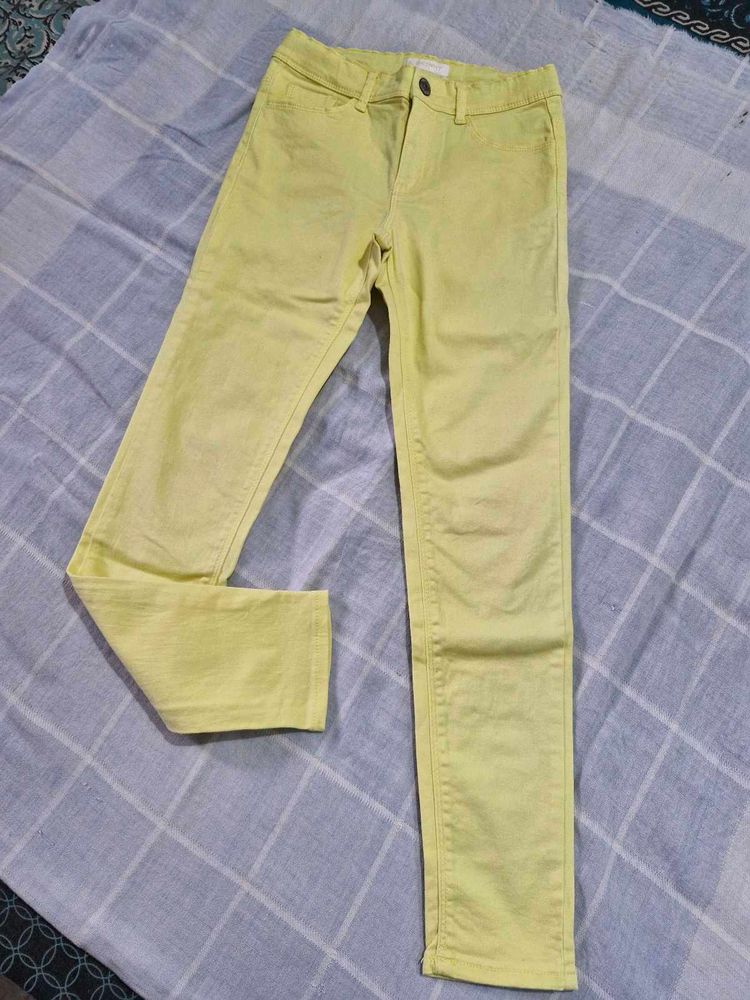 Yellow Girls' Pants