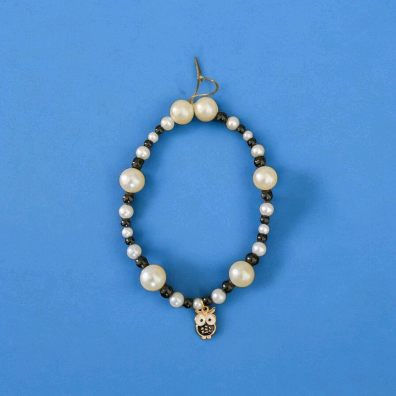 Charming Owl Beaded phone charm