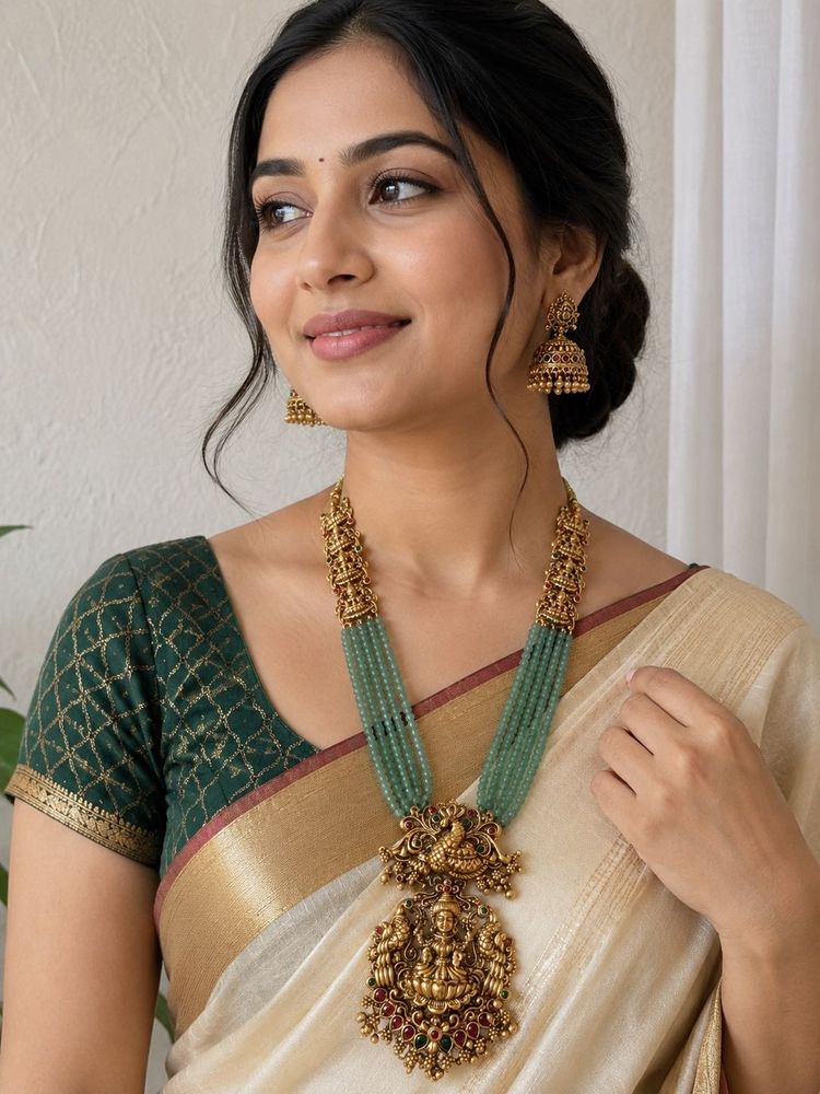 Elegant Gold Peacock Pendant Necklace &amp; Earrings