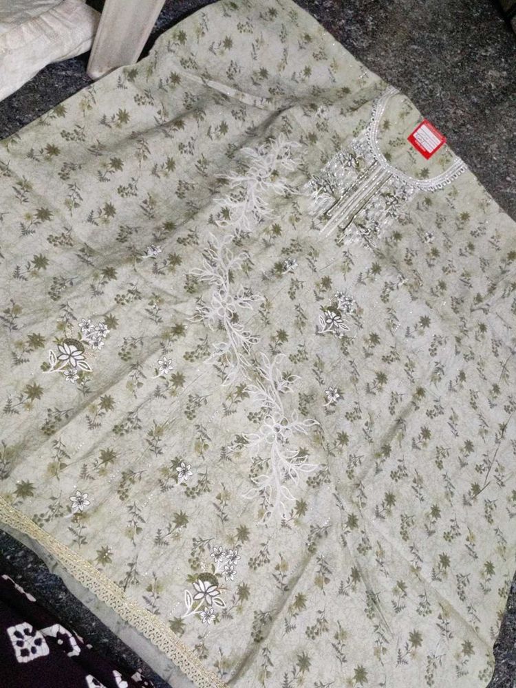 Elegant Unstitched Dress Material