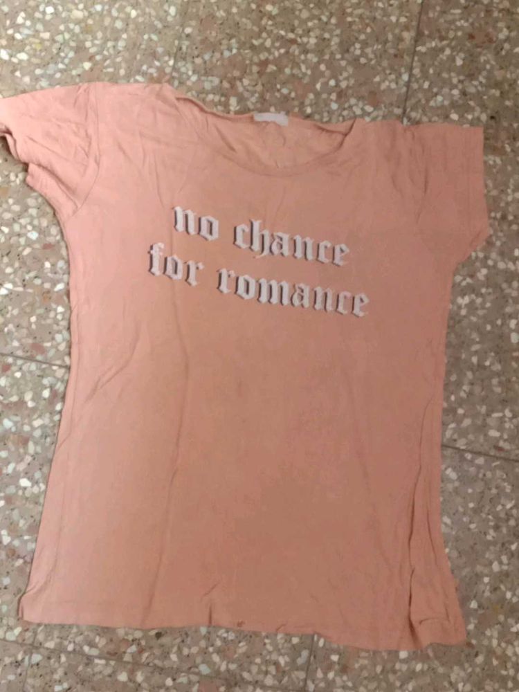 Peach Graphic T-Shirt