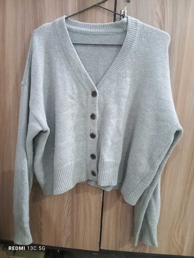 Sage Green Knit Cardigan 🌿 | Cozy Winter Essentia