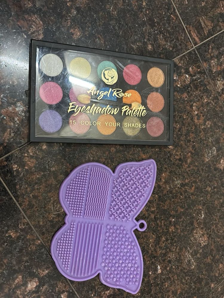 Eyeshadow Palette + Brush Cleaner
