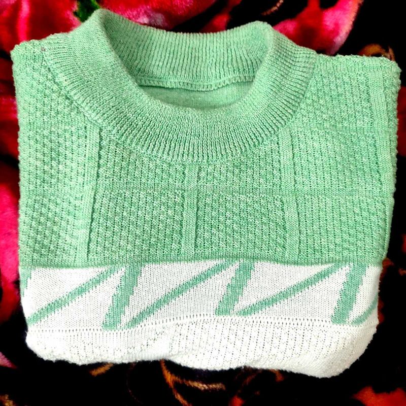 Mint Green Knit Sweater