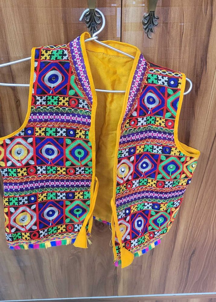 Embroidered Ethnic Jacket Vest