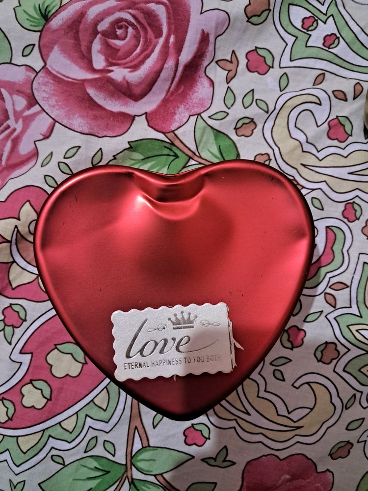 Heart-Shaped Trinket Box