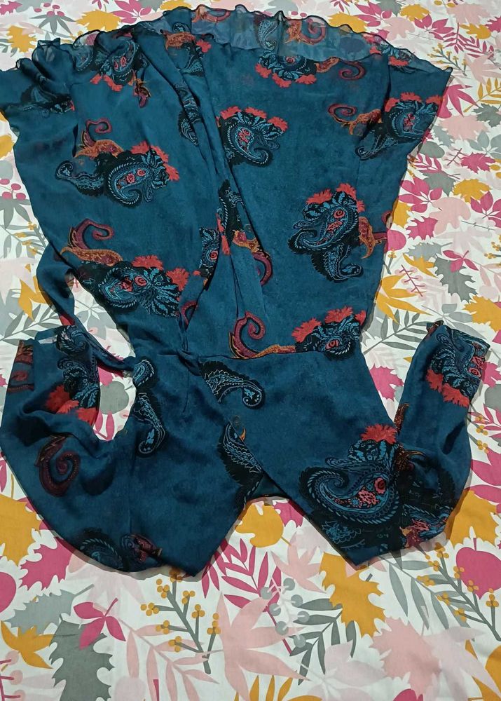 blue new gown