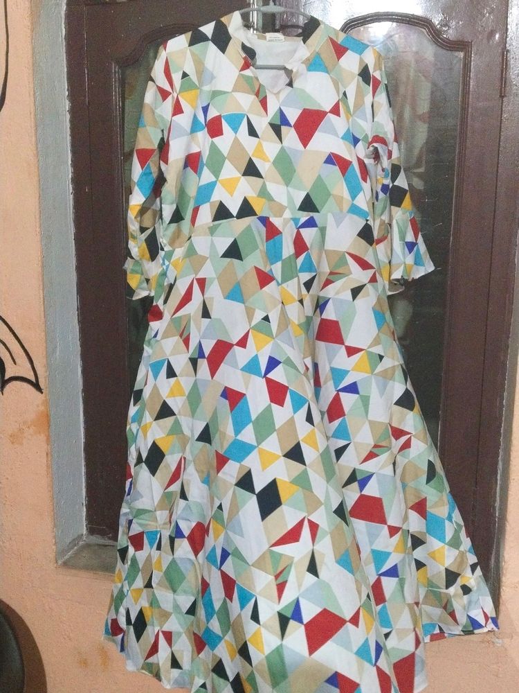 Stylish Umbrella Ankle Length Gown