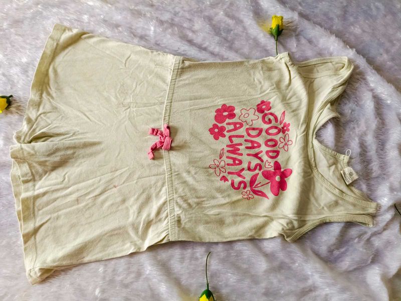Girls Cotton Jumpsuit | Good Days Always Print | 4