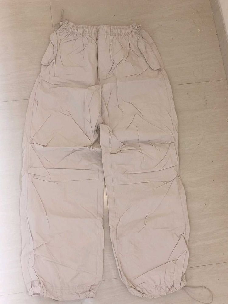 Beige Cargo Pants