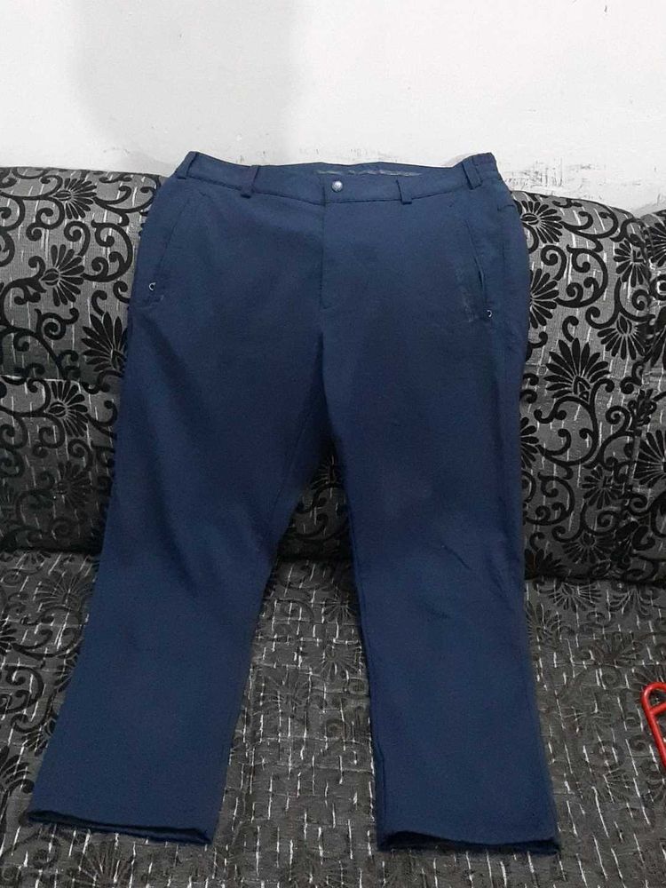 Men's Navy Blue Casual Pants