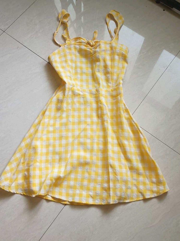 Yellow Gingham Sundress