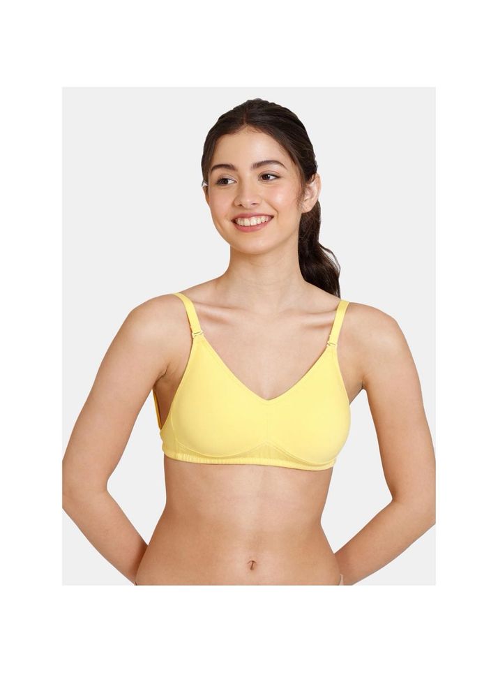 Yellow Cotton Bra
