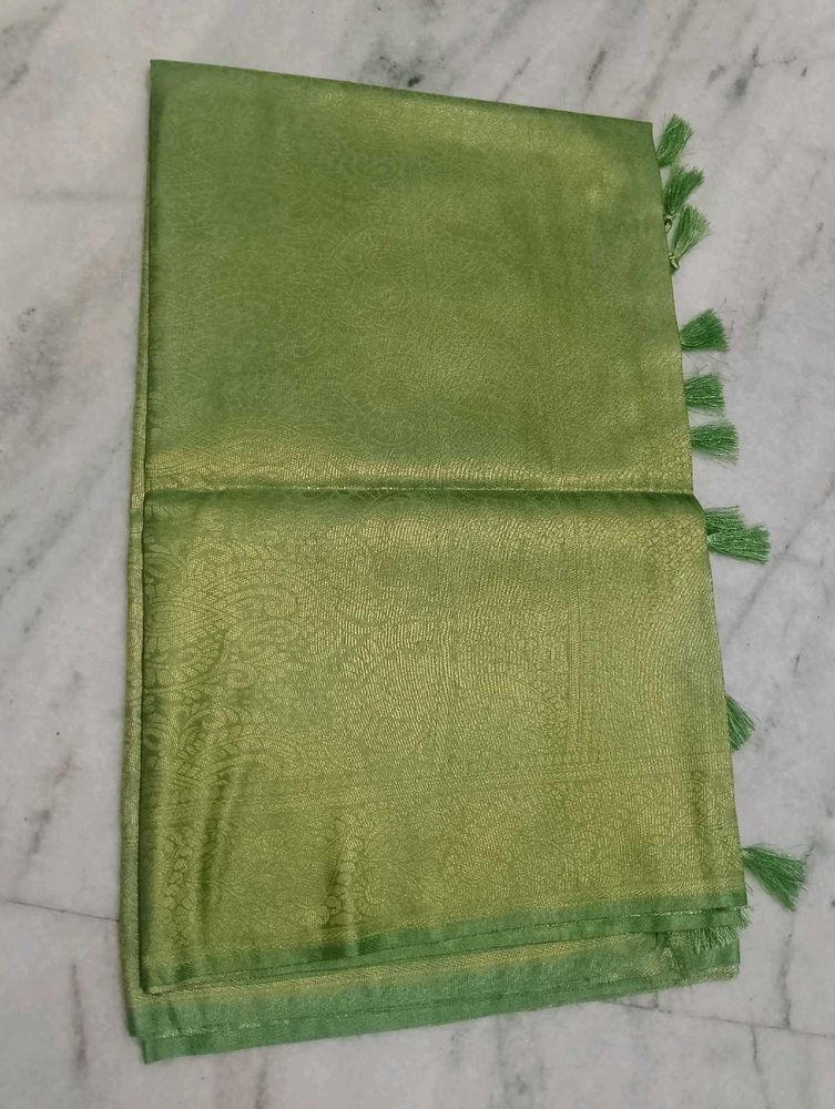 Beautiful Green Silk Saree