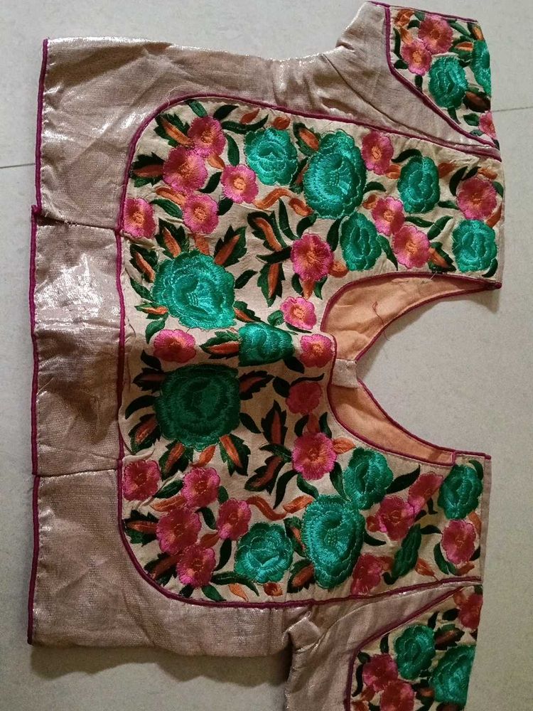 Embroidered Floral Blouse