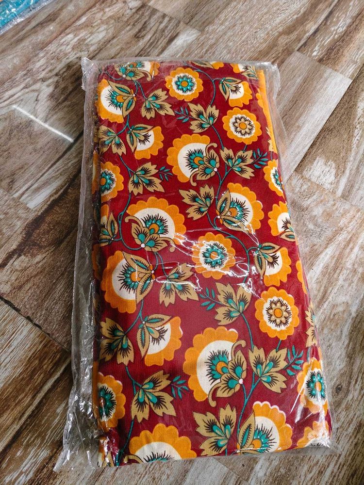 Vibrant Floral Print saree