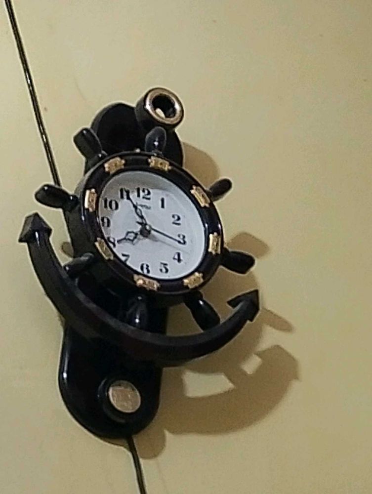 Nautical Ship Wheel Wall Clock
