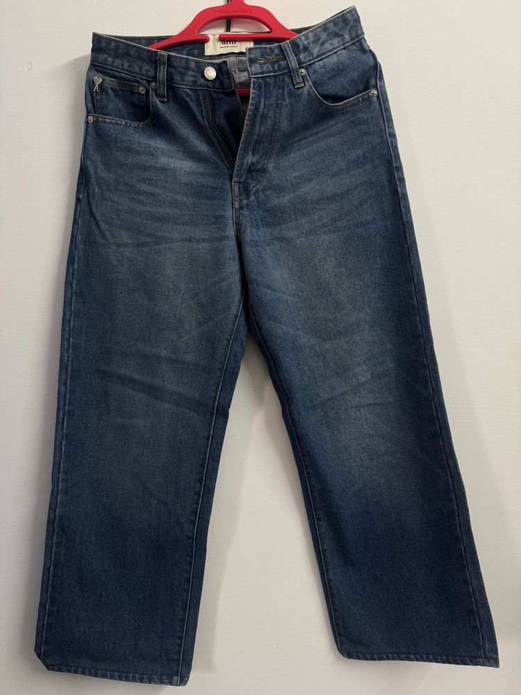 Classic Blue Wide Leg mid waist jeans