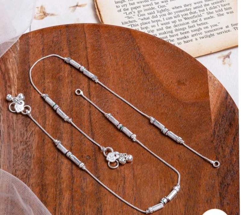Elegant Silver plated Anklets