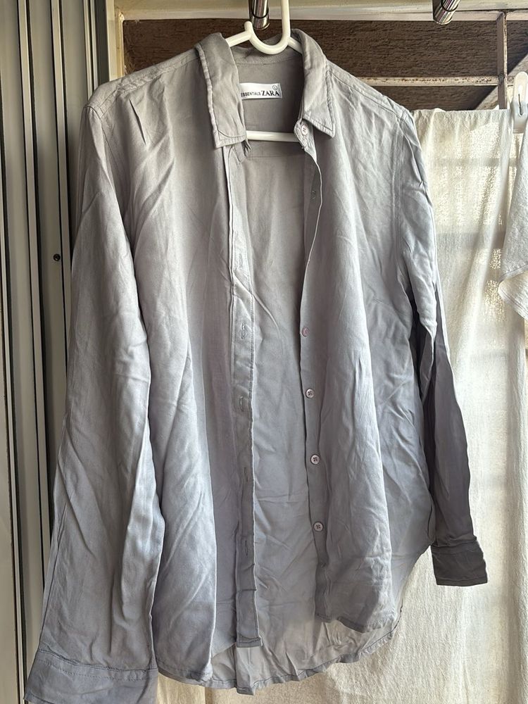 Zara Oversized Button-Down Shirt