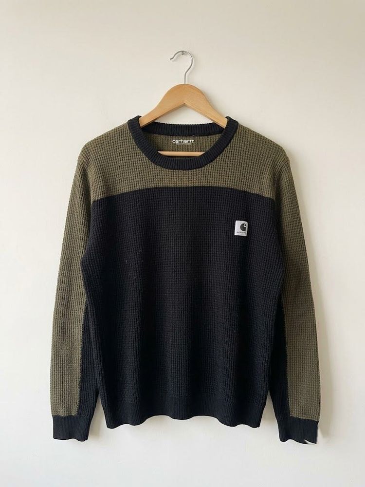 Carhartt Waffle Knit Colorblock Sweater