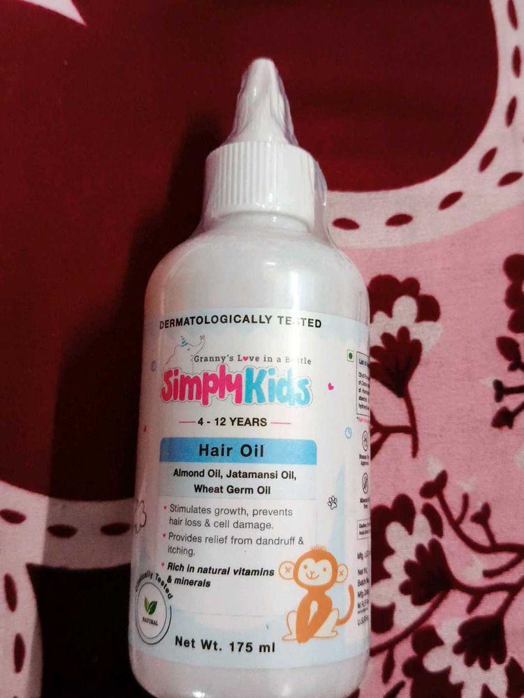 Simply Kids Hair Oil for 4-12 Years