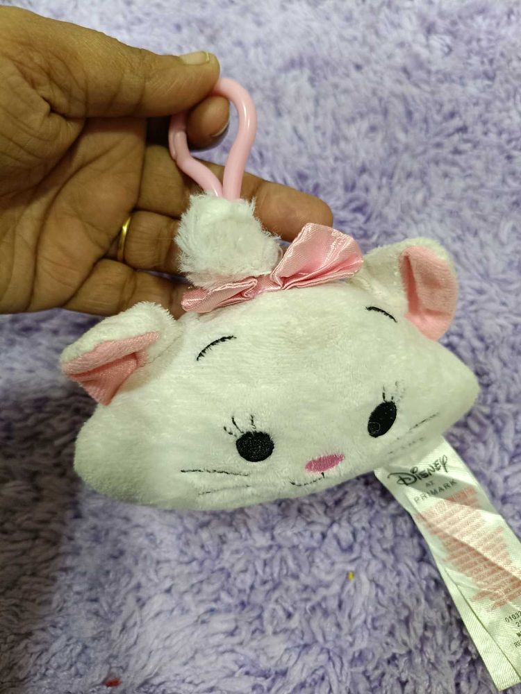 Disney Marie Cat Plush Keychain