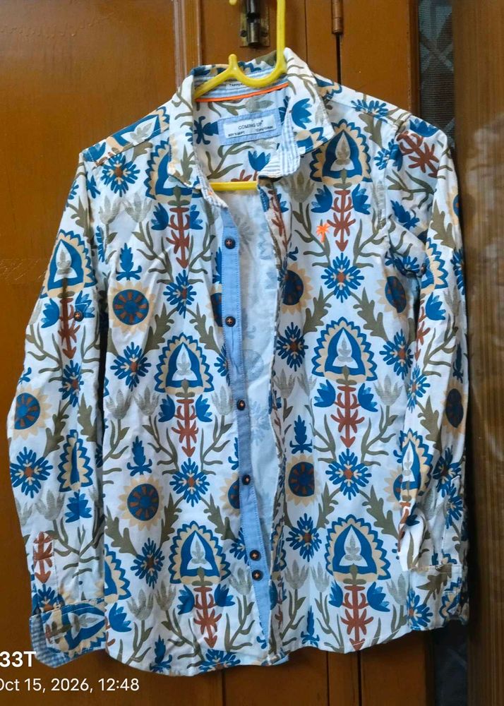 kid's Printed Full Sleeve Shirt