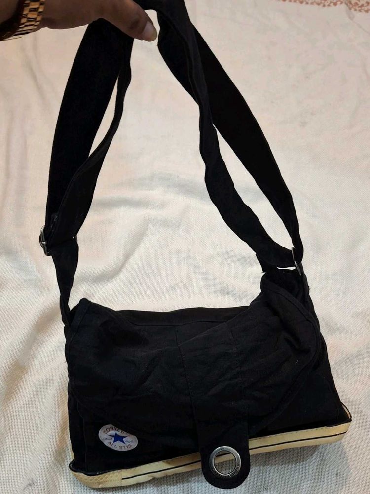 Converse All Star Black Sling Bag