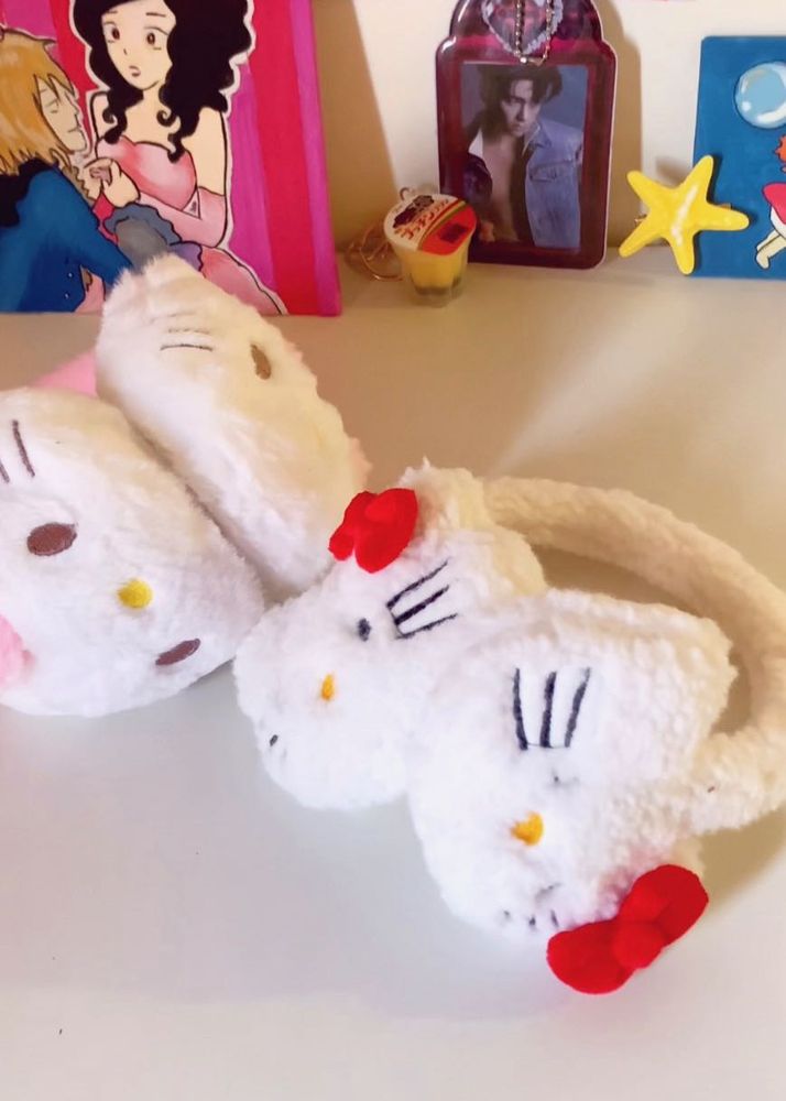 brand new red Hello Kitty Earmuffs