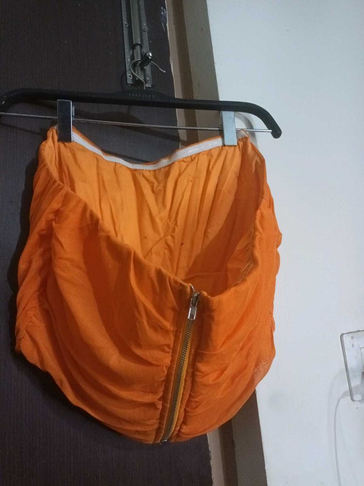 orange corset