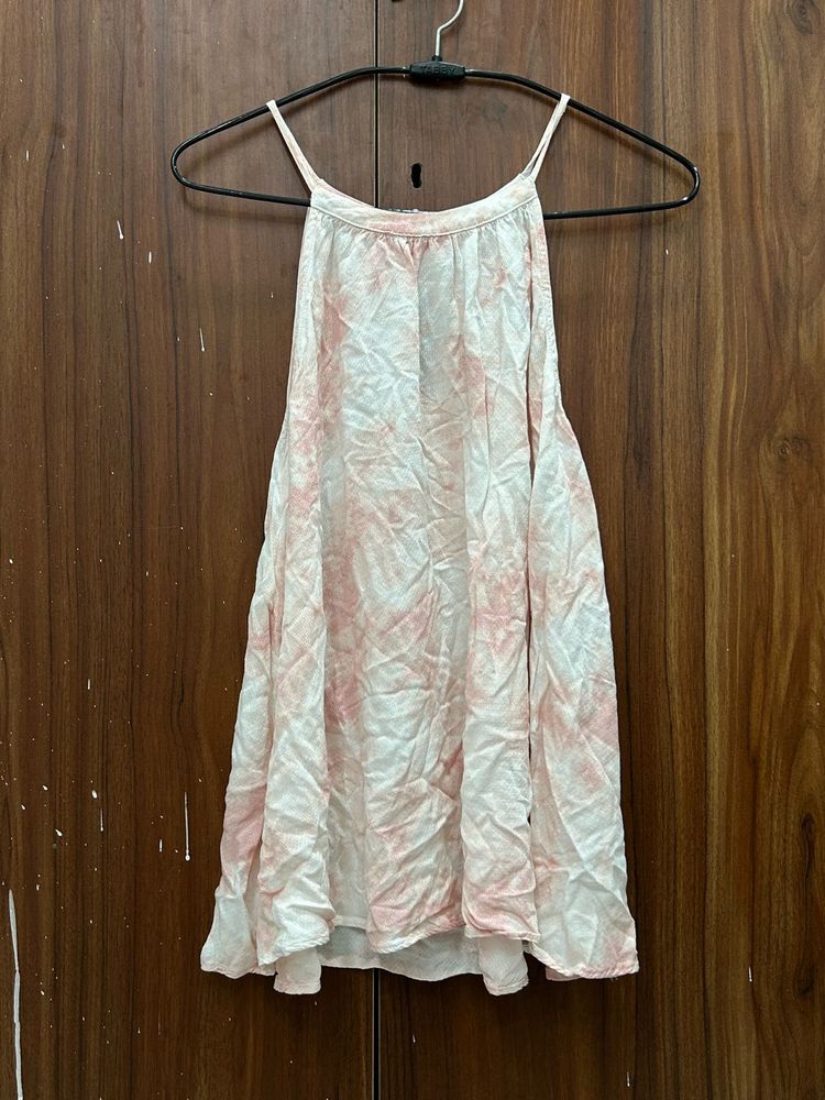 Tie-Dye halter neck Top