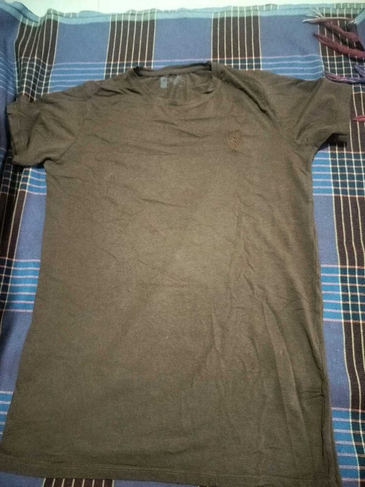 Men's Basic Brown T-Shirt