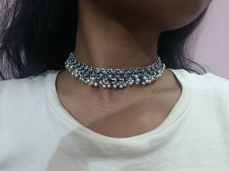 Oxidised Choker
