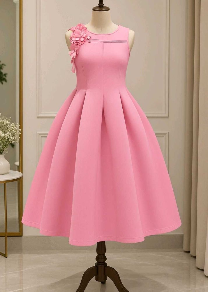 Pink Winter Dress