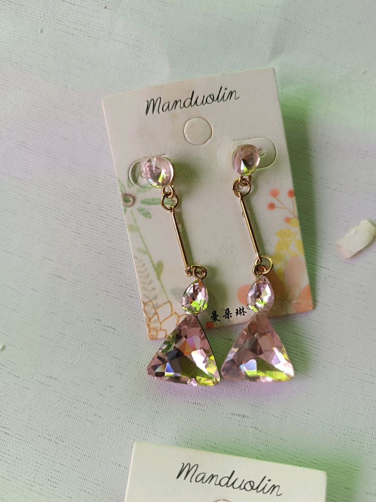 Combo 10pairs Korean Glassstone Earrings