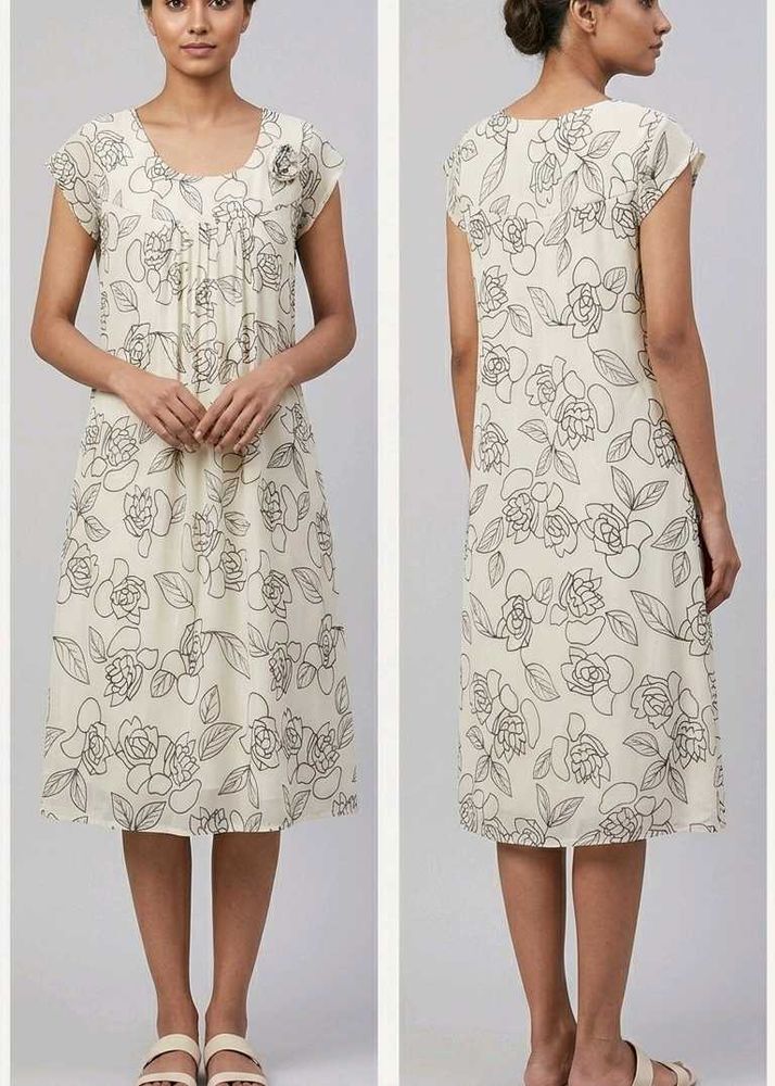 Floral Print Midi Dress
